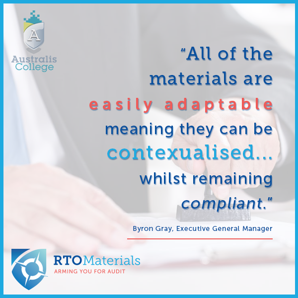 Australis Testimonial RTO Materials 